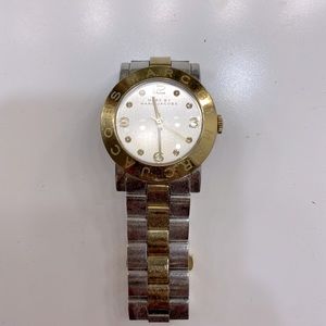 Silver and gold Marc Jacob watch